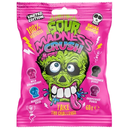 Sour Madness Crush 60g - Boite de 10