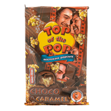 Top of the Pop Popcorn Choco & Caramel 100g - Boite de 15